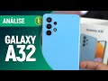 Galaxy A32: celular com TELA DE 90 Hz, design renovado e MUITA BATERIA | Análise / Review