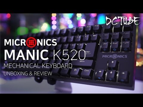 마이크로닉스 MANIC K520 텐키리스 기계식 키보드 리뷰 