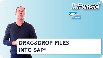 Drag & Drop files from your computer into SAP with inPuncto biz²Office