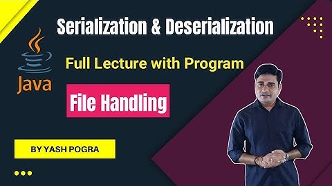 Serialization and Deserialization in java | serialversionuid java | objectoutputstream in java