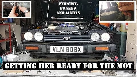 Episode 4 - Exhaust, brakes and lights: Prepping the Ford Capri for its MOT