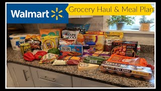 Wal-Mart Grocery Haul + Meal Plan