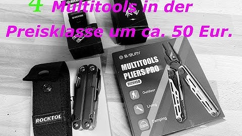 4 Multitools in der Preisklasse um 50 Euro