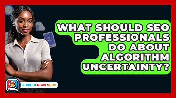 What Should SEO Professionals Do About Algorithm Uncertainty? - SearchEnginesHub.com