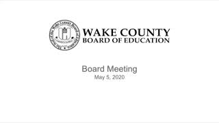 5-5-2020 Board Meeting