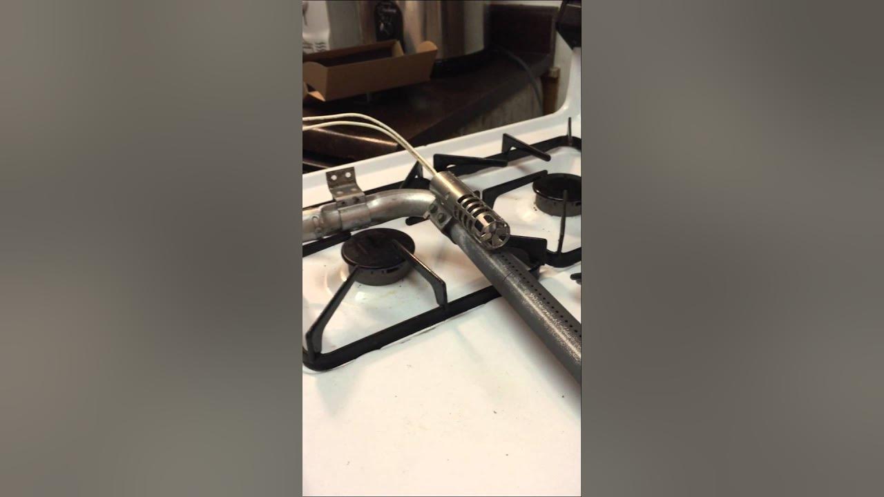 Installation of a Kenmore oven igniter burner. YouTube