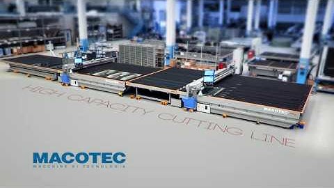 Macotec - Double Bridge Laminated Glass Cutting Line