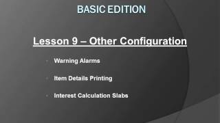 Lesson 9 - Other Configurations in BUSY