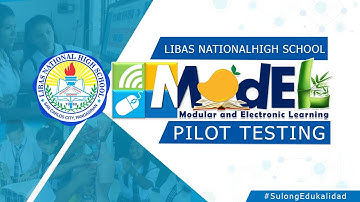 MODULAR DISTANCE LEARNING PILOT TESTING OF LIBAS NHS