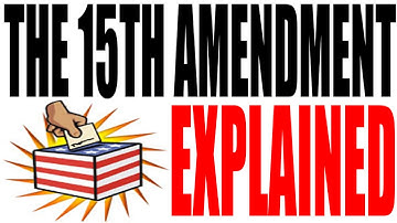 The 15th Amendment Explained: The Constitution for Dummies Series