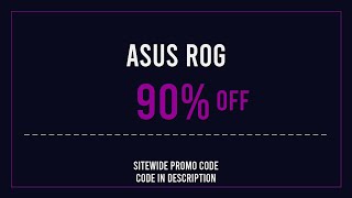 Asus ROG Discount Code 2025 July