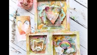 Watercolour collage for Mixed Media Place screenshot 5
