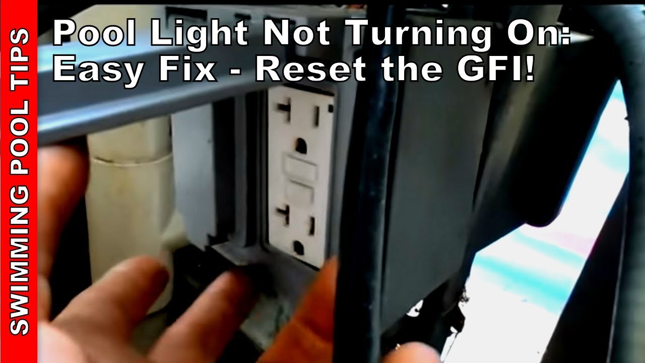 Pool light not working, resetting GFI - YouTube wiring diagram for gfi 