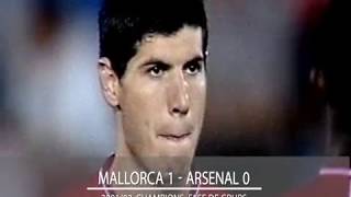 Partit RCD Mallorca - Arsenal 11-9-2001