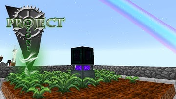 Minecraft Mods Project Ozone - FARMING STATION [E13] (Modded HQM Sky Block)