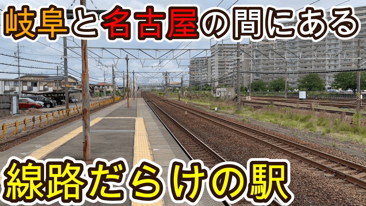 (日本三大◯◯だった)岐阜と名古屋の間にある線路だらけの駅に行きました！
