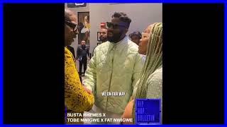 Busta Rhymes  meets Tobe Nwigwe and Fat Nwigwe  @HIPHOPBULLETIN