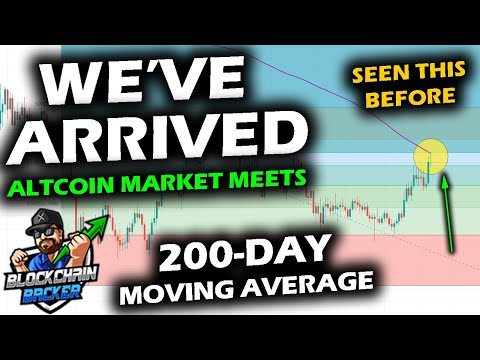 BIG BATTLE as ALTCOIN MARKET HITS 200-DAY Moving Average, Historical Outcome vs. Bitcoin