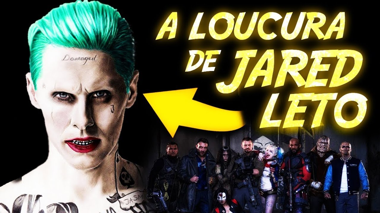 Curiosidades sobre o CORINGA JARED LETO (ESQUADRÃO SUICIDA) - YouTube