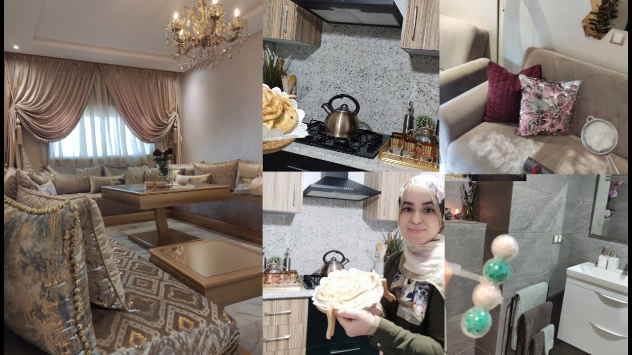 Home tour |  رونتي في تنظيف: سر الرائحة المنعشة في بيتي | جولة في بيتي بعد العفش