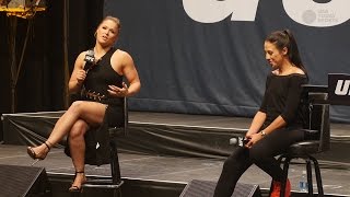 UFC 191 Fan Q&A with Ronda Rousey and Joanna Jedrzejczyk