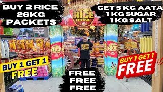 BIGGEST RICE FESTIVAL OFFER II BUY 1 GET 1 FREE OFFER II RED ROSE MART II HYDERABAD