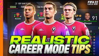 FIFA 22: REALISTIC CAREER MODE TIPS | 10 Tips to keep your Career Mode FUN on FIFA!