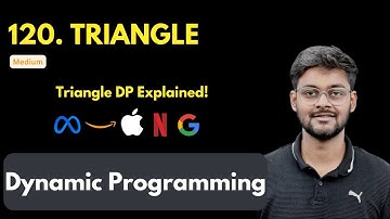 LeetCode 120 Triangle | Dynamic Programming | Easy to Understand