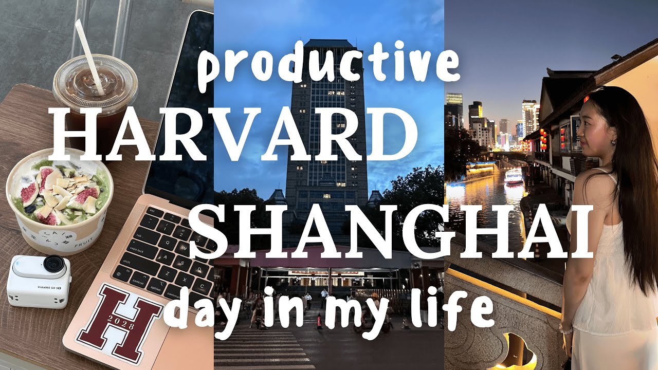 productive harvard shanghai study abroad vlog 🏙️ pilates morning, new camera, study motivation