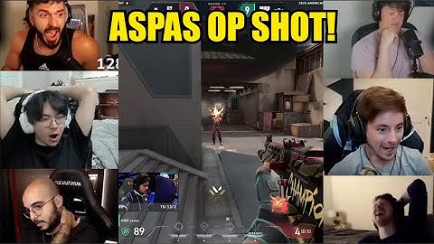 Valorant pros/streamers react to MIBR ASPAS INSANE OP SHOT against G2
