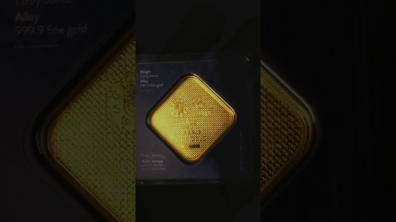 The Royal Mint Queen's Beast Completer Gold Bar  