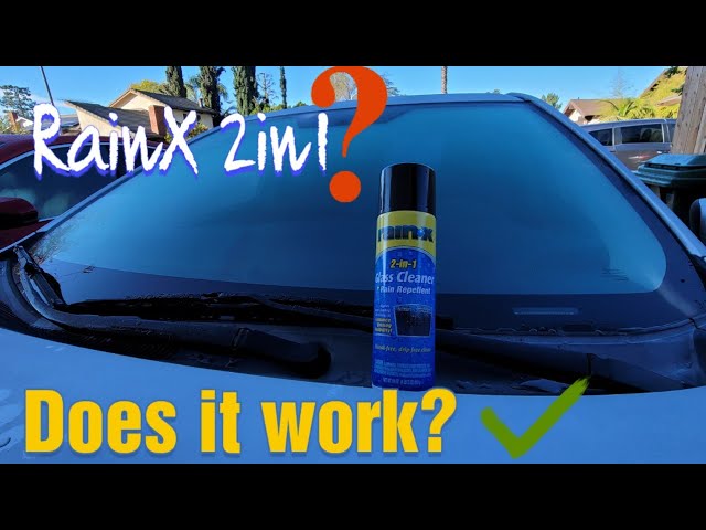 Official Rain-X on X: The difference is crystal clear. Instantly improve  your driving visibility in rain, sleet and snow with Rain-X 2-in-1 Glass  Cleaner and Rain Repellent. Tag us in your posts