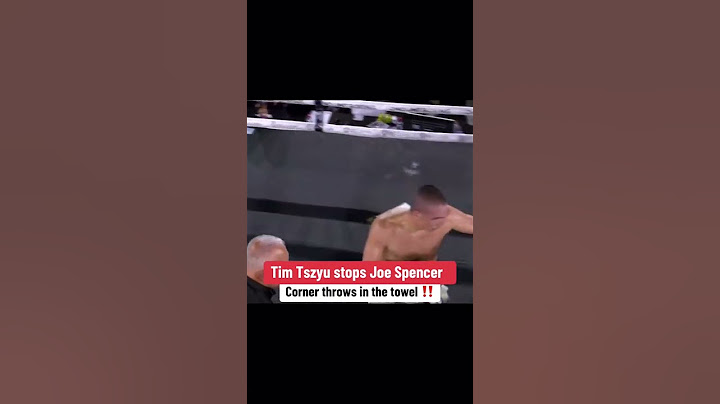 Tim Tszyu forces the corner to throw in the towel 🔥‼️