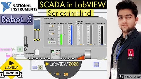 SCADA in LabVIEW | Tutorial 10 :- Robotic Arm_5 | LabVIEW | DSC