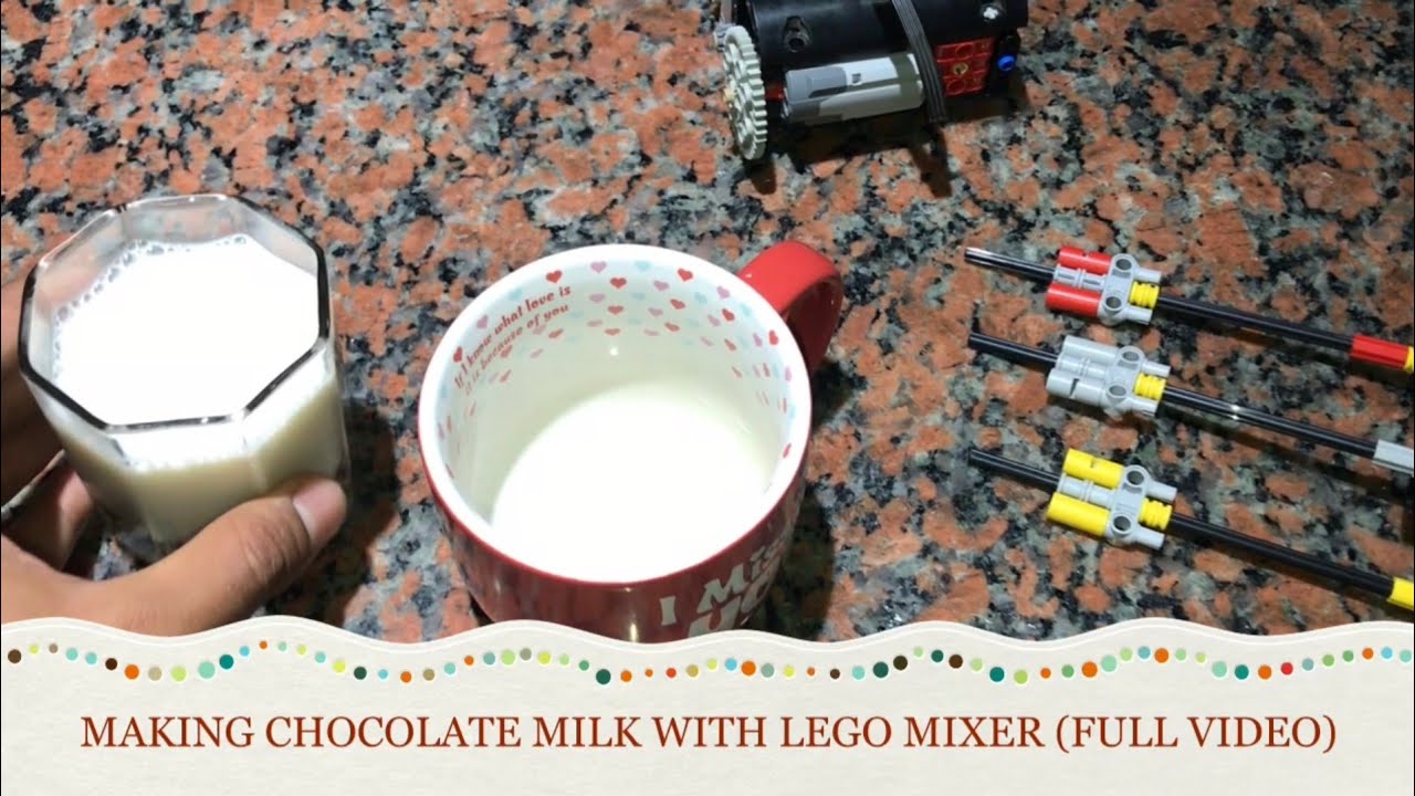 Hershey's Chocolate Milk Mixer Custom LEGO Machine 