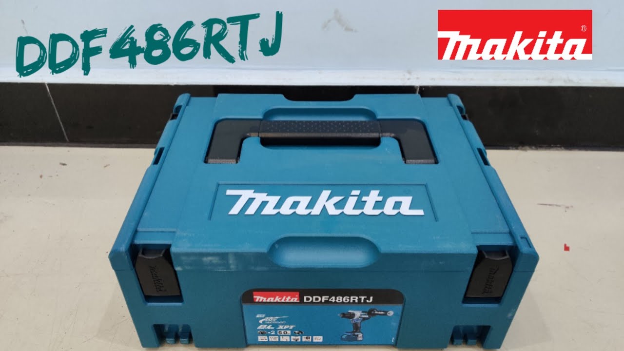 MAKITA DDF486RTJ - Taladro atornillador BL 18V 5,0Ah LXT 130 Nm