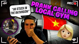 Prank Calling A GYM Live On Stream (THEY CAME LOOKING FOR ME!)