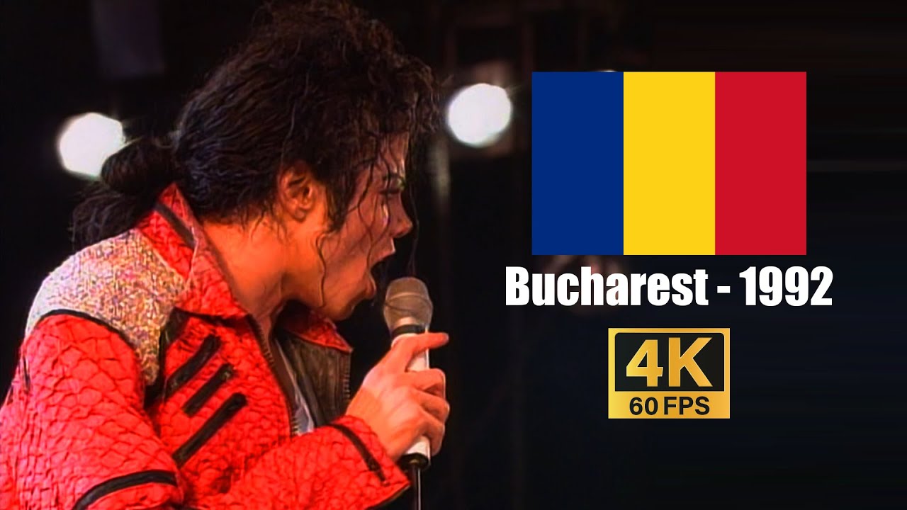 Michael Jackson | Beat It - Live in Bucharest October 1st, 1992 (4K60FPS)
