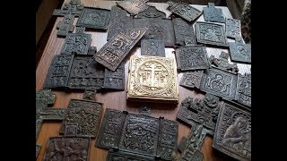 картинка: РЕСТАВРАЦИЯ СКЛАДНЯ!!!ОБЗОР КОЛЛЕКЦИИ МЕТАЛЛОПЛАСТИКИ ИКОНЫ!!КРЕСТЫ!!!СКЛАДНИ!!