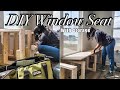 DIY Window Seat with Drawers