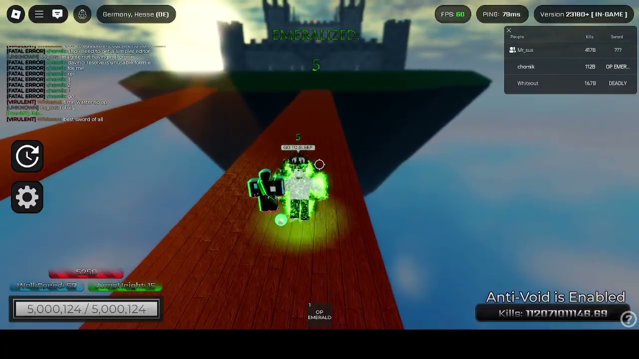 KSFU race: OP emerald vs OP ruby (nullified crown edition)