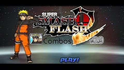 Super Smash Flash 2 v0.9 - Naruto Combo Video
