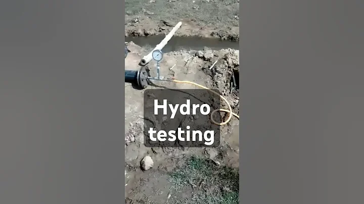 HDPE PIPE Hydrotesting Procedure