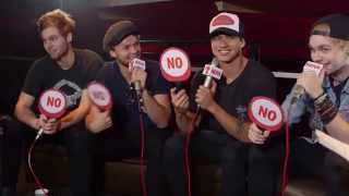 5SOS play Yes/No Game backstage at Nova's Red Room