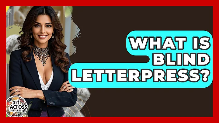 What Is Blind Letterpress? - Art Across Cultures