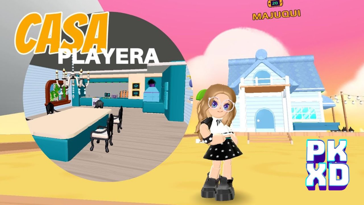 🟠⛱️ PASO a PASO Cómo decoré mi CASA PLAYERA en PKXD VACACIONES DE VERANO 🌅⛱️ 