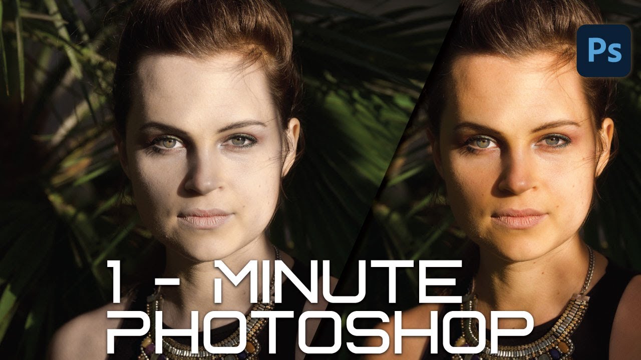 Porcelain Skin Effect  - 1 Minute Photoshop (EP-9)