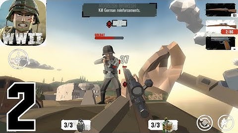 World war polygon - Gameplay walkthrough part 2 - world war 2 - Android, iOS