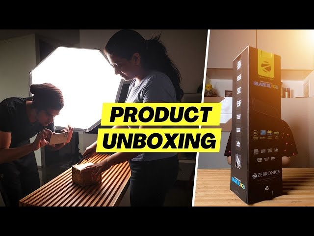 How to make a product unboxing video? Phone video tutorial