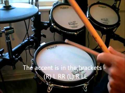 How to play your first ever Drum Rudiment